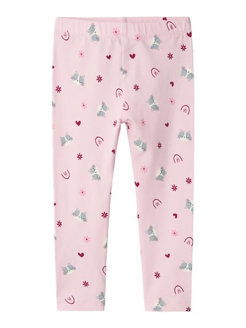 NAME IT Leggings 'NMFBILINE'  creme / grå / lyserød / rubinrød