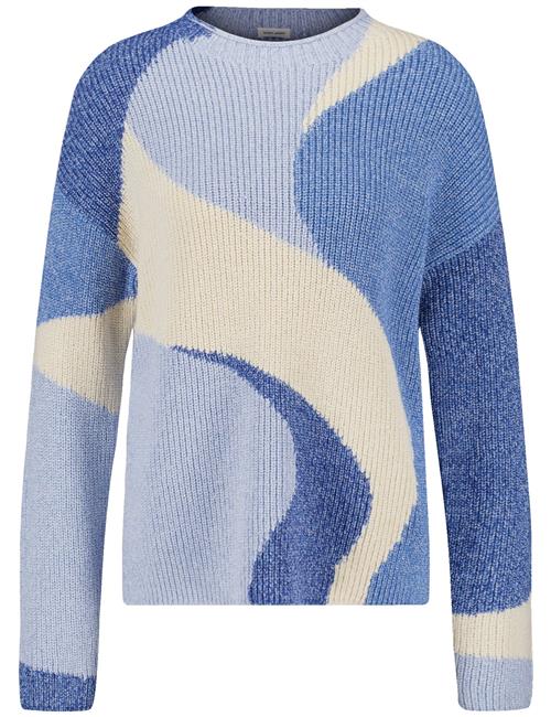 Se GERRY WEBER Pullover  sand / blå / lyseblå ved About You