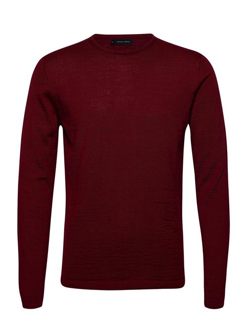 Casual Friday Cfkent Merino Crew Neck Knit Casual Friday Red