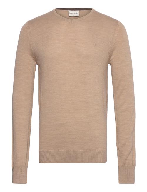 Bs Uranus Regular Fit Knitwear Bruun & Stengade Beige