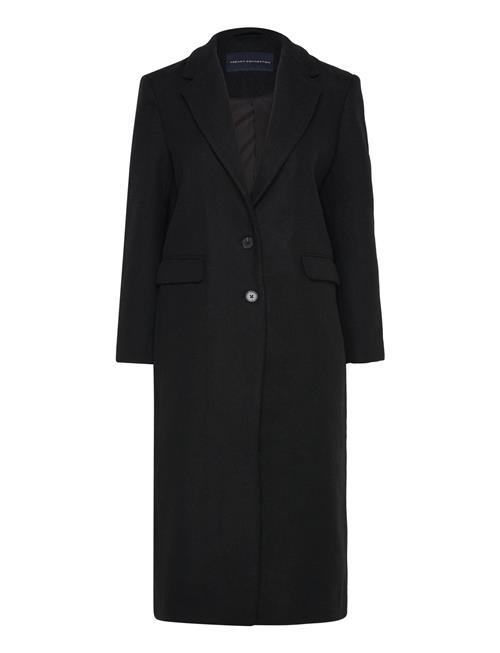 Fawn Felt Coat French Connection Black