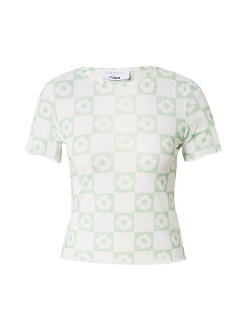 florence by mills exclusive for ABOUT YOU Shirts 'Drizzle'  grøn / hvid