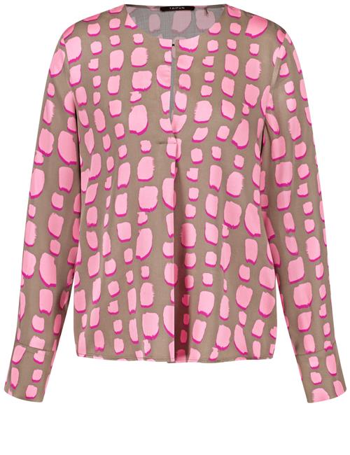 Se TAIFUN Bluse  taupe / pink / lyserød ved About You