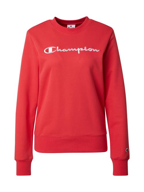 Se Champion Authentic Athletic Apparel Sweatshirt  knaldrød / hvid ved About You