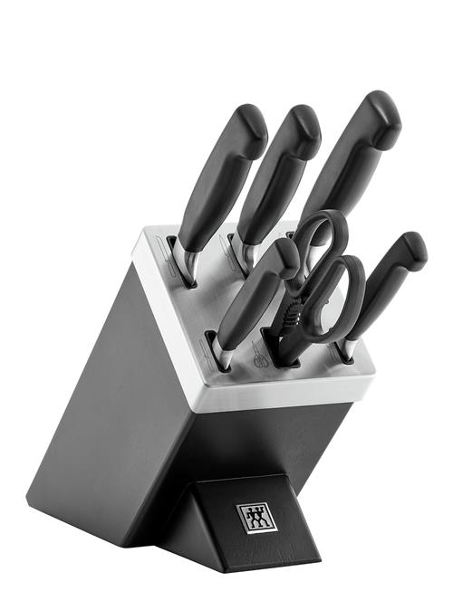 Zwilling Sæt Med Knivblok + Kis Zwilling Black