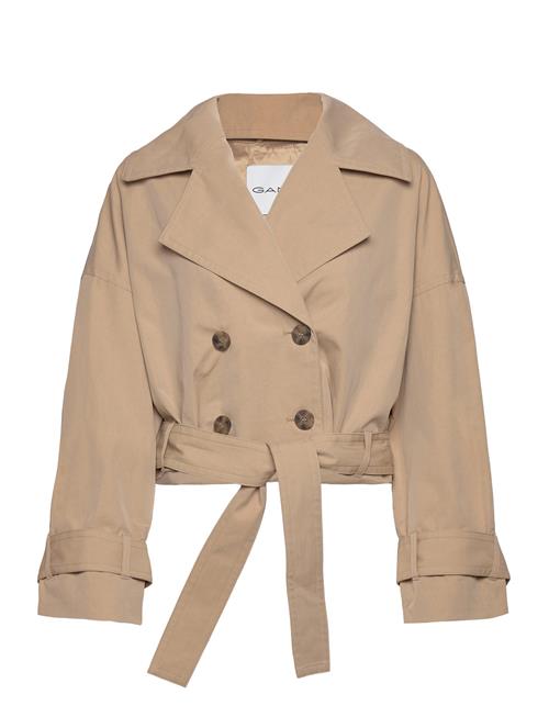 Cropped Trench Jacket GANT Beige