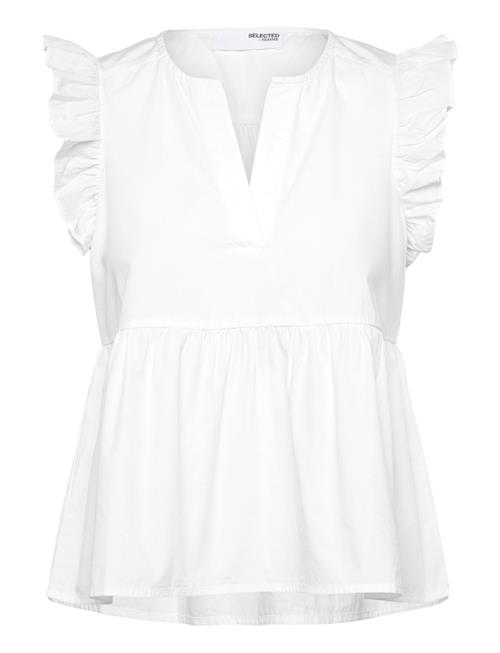 Selected Femme Slfblair-Ida Sl Top Noos Selected Femme White