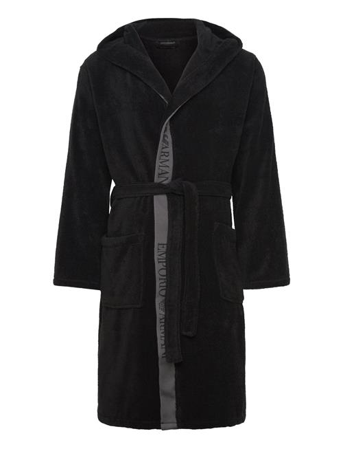 Emporio Armani Men's Woven Bathrobe Emporio Armani Black