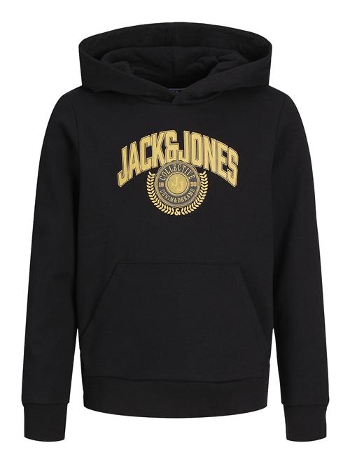 Jack & Jones Jjkam Varsity Branding Sweat Hood Jnr Jack & J S Black