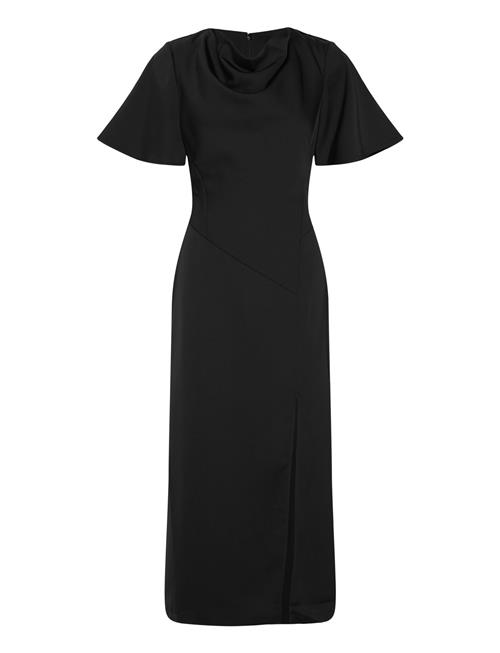 French Connection Fenix Satin Dress French Connection Black