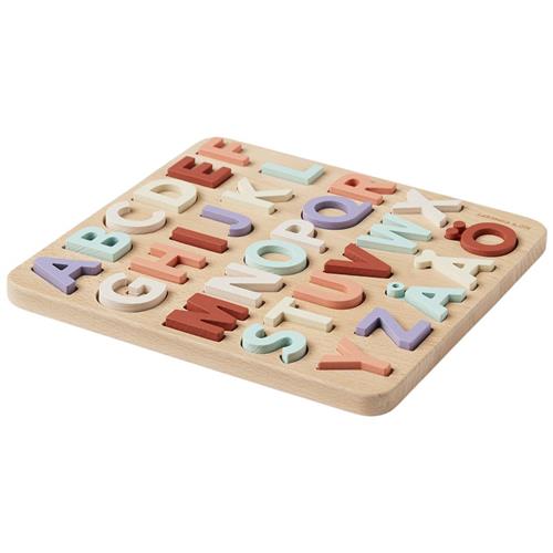 Kid's Concept Træ ABC puslespil SWE | Beige | 3-8