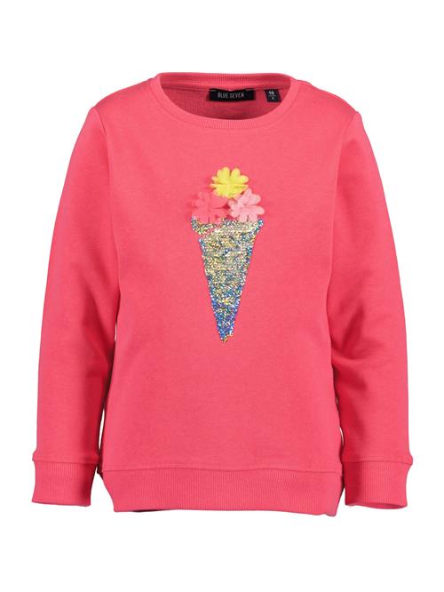 BLUE SEVEN Sweatshirt  dueblå / lemon / gammelrosa / lys pink