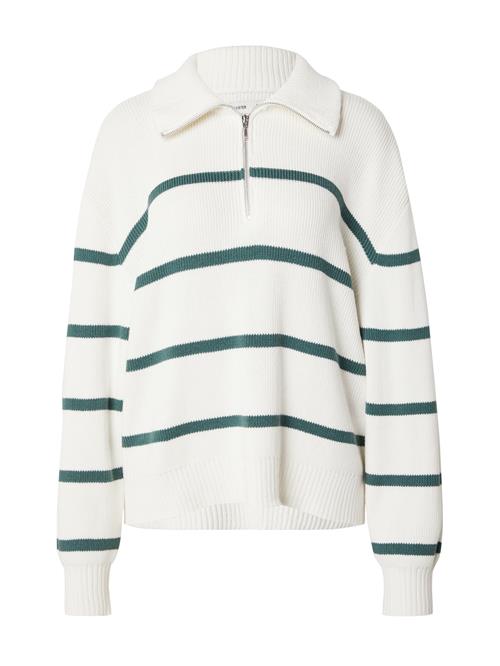 HOLLISTER Pullover  smaragd / hvid