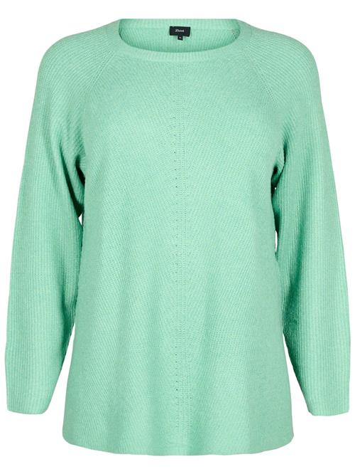 Zizzi Pullover 'Casunny'  mint