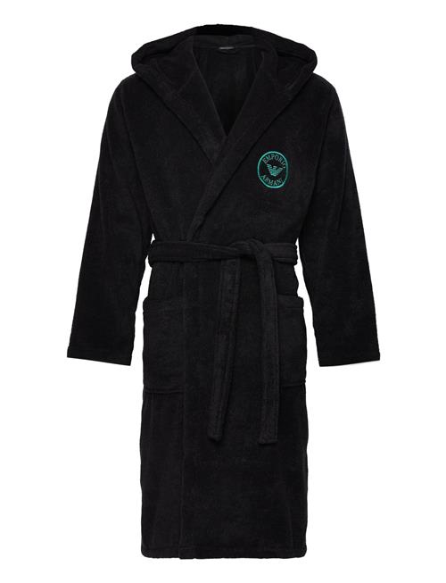 Emporio Armani Men's Woven Bathrobe Emporio Armani Black