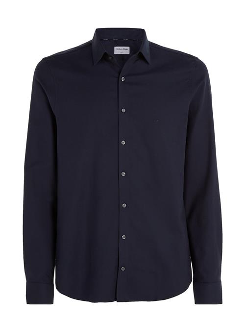 Calvin Klein Stretch Collar Slim Shirt Calvin Klein Navy