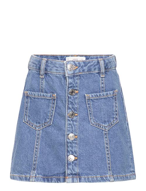 Butt D Denim Skirt Mango Blue