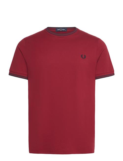 Fred Perry Twin Tipped T-Shirt Fred Perry Burgundy