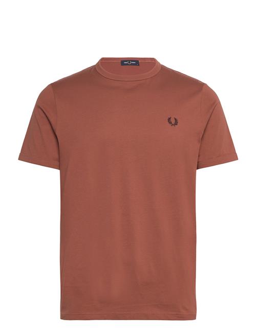 Fred Perry Ringer T-Shirt Fred Perry Brown