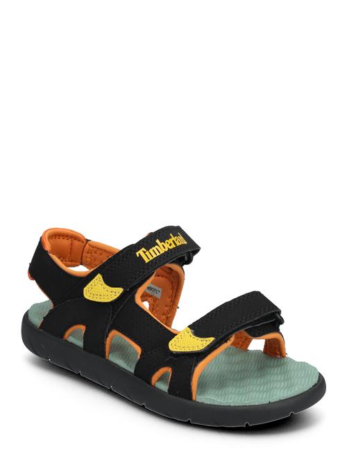 Perkins Row Backstrap Sandal Black W Medium Yellow Timberland Black