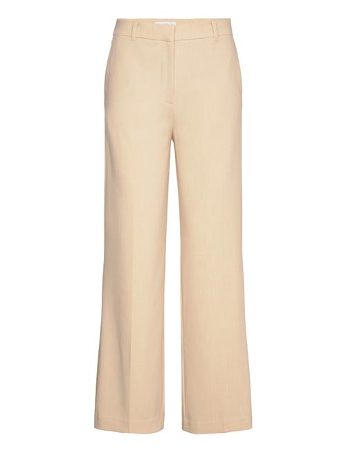 Low-Waist Wideleg Trousers Mango Beige