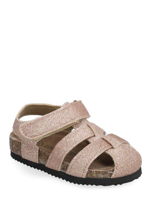 Color Kids Sandals W. Toe + Velcro Strap Color Kids Pink