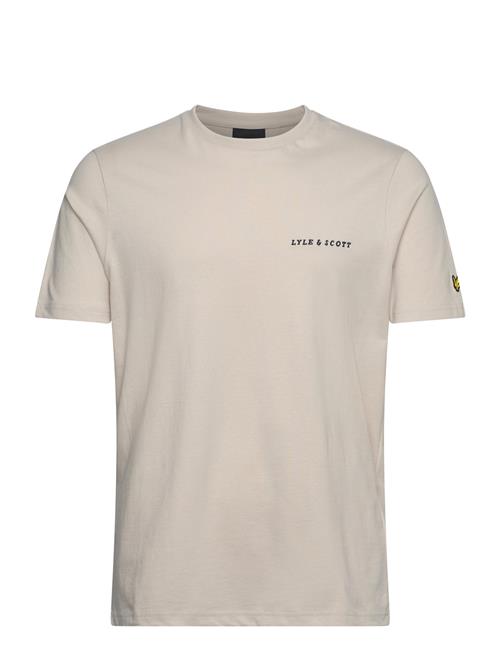 Embroidered T-Shirt Lyle & Scott Beige