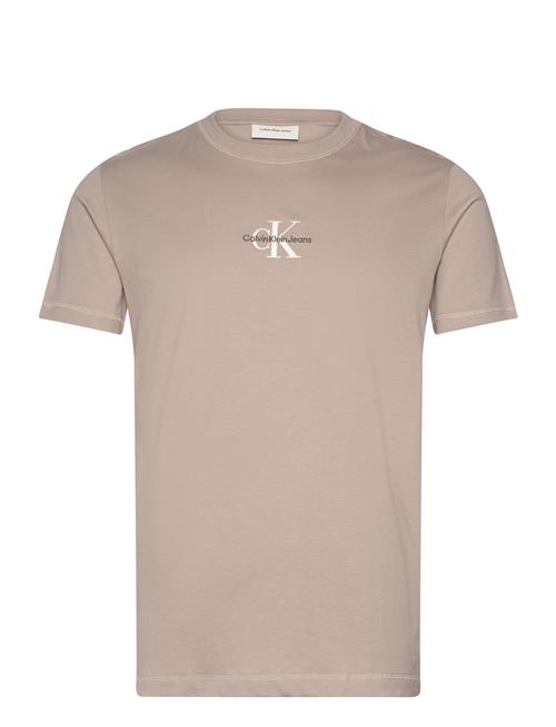 Calvin Klein Jeans Monologo Tee Calvin Klein Jeans Beige