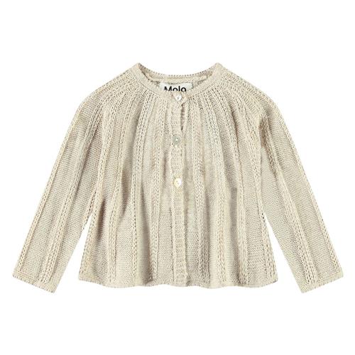 Molo Grit Cardigan Sand Melange | Beige | 56 cm