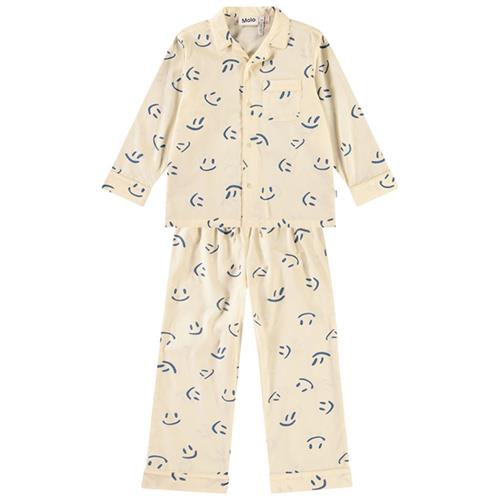 Molo Lex Pyjamas Happy White | Beige | 128 cm