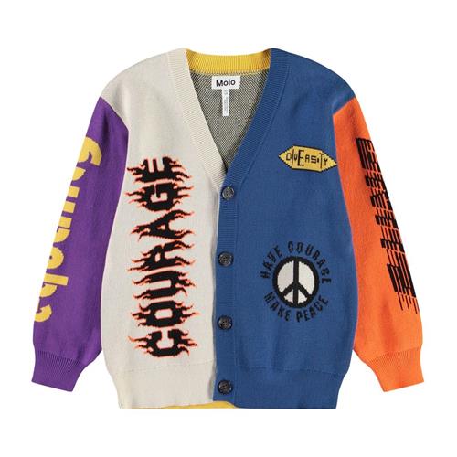Molo Burt Cardigan You Matter 110/116 cm  Blå  110/116 cm  mand