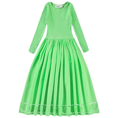 Molo Cibelle Long-Sleeved Dress Green Vibes | Grønn | 98/104 cm