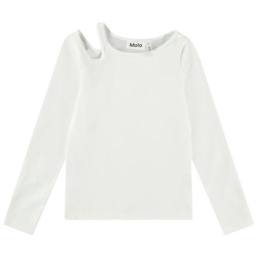 Molo Ramona Long-Sleeved T-Shirt Crisp White | Hvid | 110/116 cm