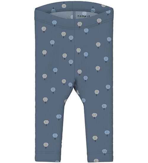 Name It Leggings - Rib - NbmKaboon - China Blue