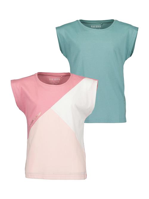 BLUE SEVEN Bluser & t-shirts  jade / gammelrosa / pastelpink / hvid