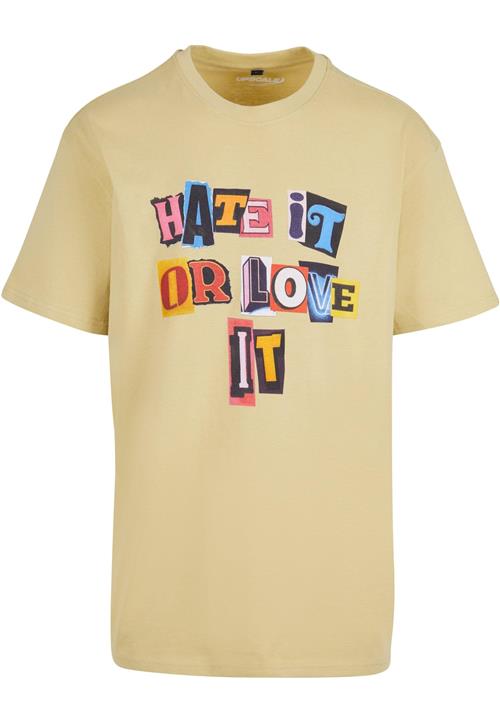 MT Upscale Bluser & t-shirts 'Hate it or Love it'  blå / gul / pink / rød