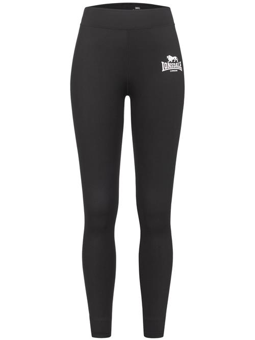 Se LONSDALE Leggings 'CALDMORE'  sort / hvid ved About You