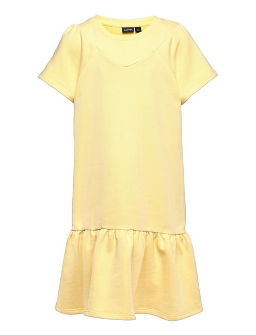 LMTD Nlffeat Ss Sweat Dress LMTD Yellow