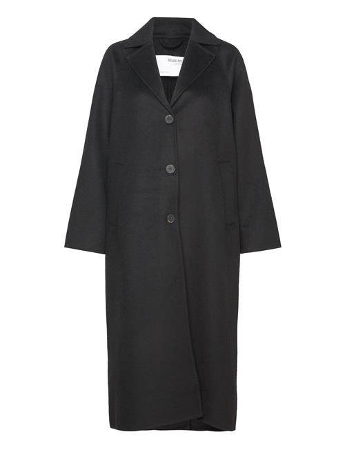 Selected Femme Slfnew Tama Handmade Wool Coat B Noos Selected Femme Black