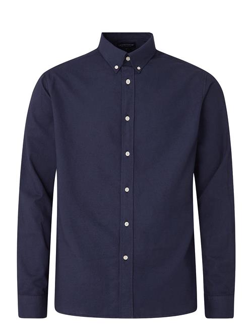 Lexington Clothing Classic Flannel B.d Shirt Lexington Clothing Navy