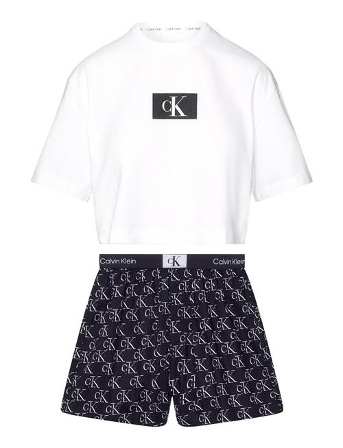 S/S Short Set Calvin Klein White