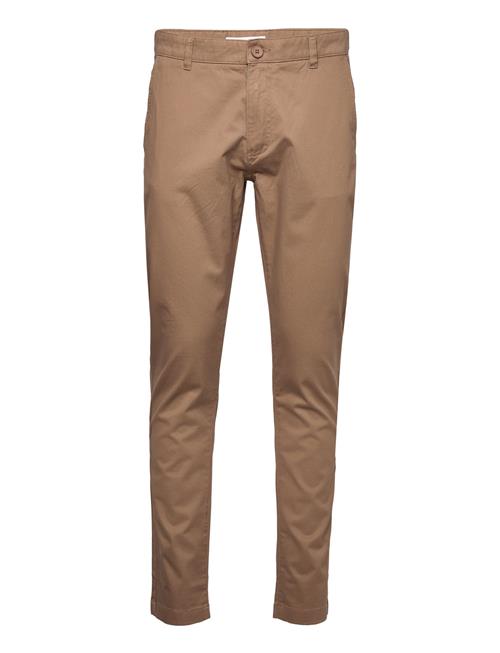 Knowledge Cotton Apparel Luca Slim Chino Pant Gots/Vegan Knowledge Cotton Apparel Brown