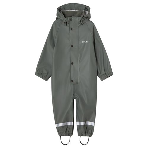 Se Kuling Leeds Uforet Regnovertræksdragt Light Green 110/116 cm  Grøn  110/116 cm  Unisex ved Babyshop