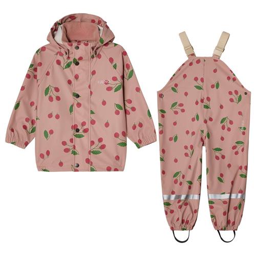 Kuling San Marino Uforet Regnsæt Woody Rose Raspberry | Lyserød | 110/116 cm