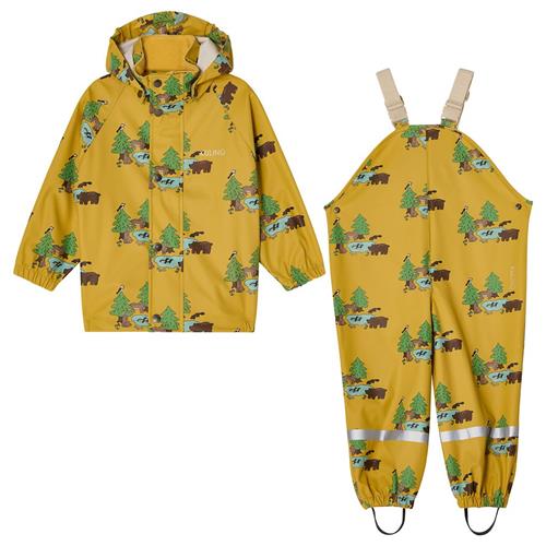 Kuling San Marino Uforet Regnsæt Swedish Landscape 74/80 cm  Gul  74/80 cm  Unisex