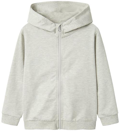 Name It Cardigan - NkmBertillo - Light Grey Melange m. Print