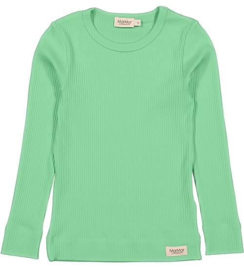 MarMar Bluse - Rib - Modal - Plain - Cale Green