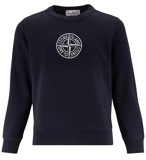 Stone Island Sweatshirt - Navy m. Logo