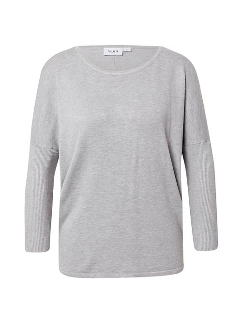 SAINT TROPEZ Pullover 'Mila'  lysegrå