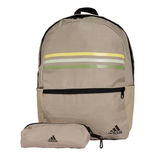 Se ADIDAS SPORTSWEAR Sportsrygsæk 'Classic'  gul / grøn / khaki / hvid ved About You